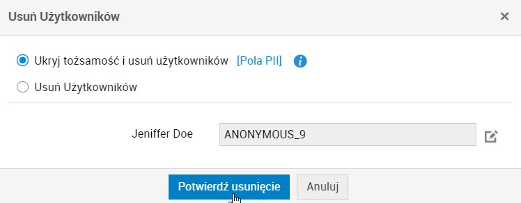 Anonimizacja użytkowników w helpdesku ManageEngine, ServiceDesk Plus