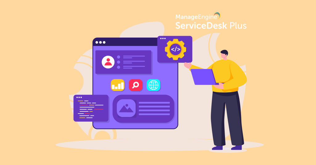 Baner Integracja ServiceDesk Plus z usługami Microsoft