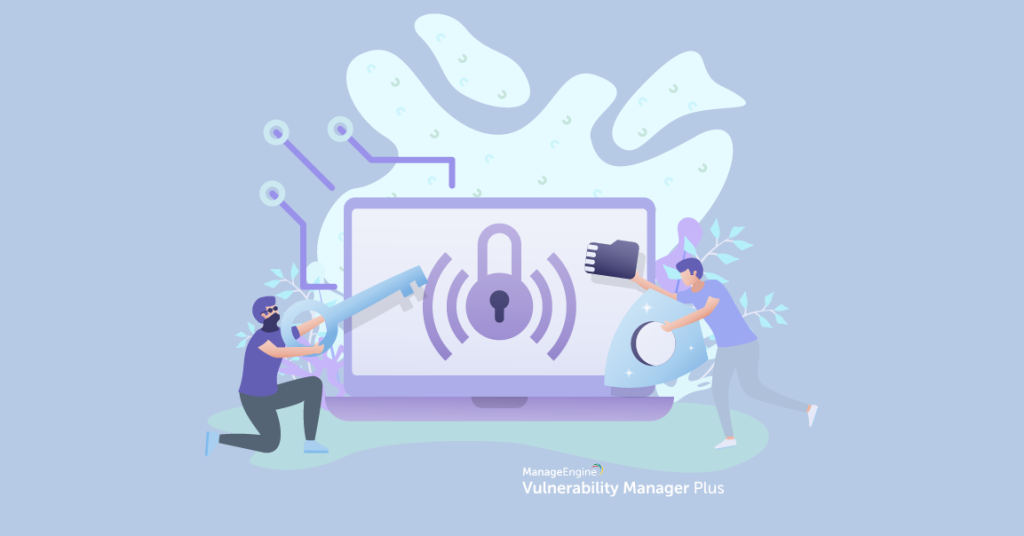 Kontroluj zagrożenia bezpieczeństwa IT z Vulnerability Manager Plus