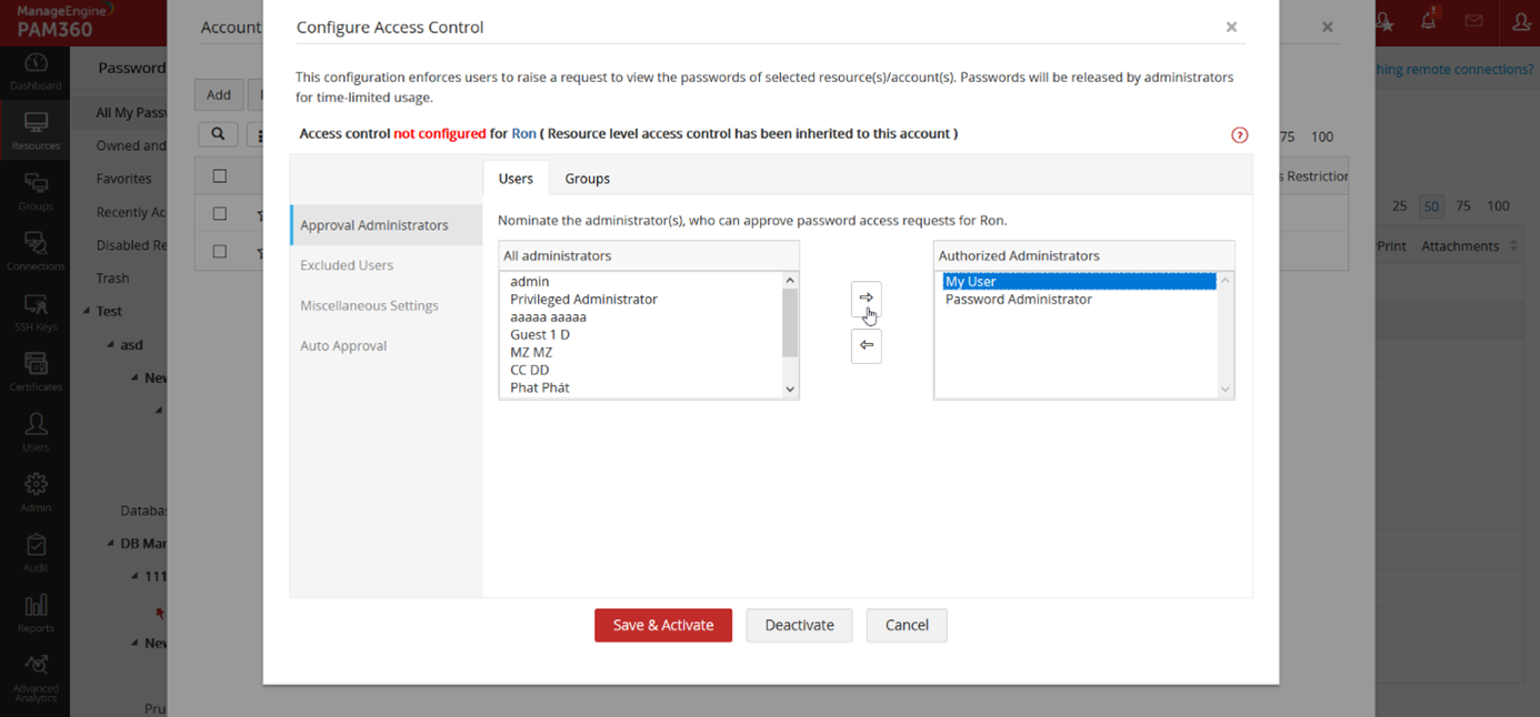 Możliwość indywidualnych konfiguracji w PAM360