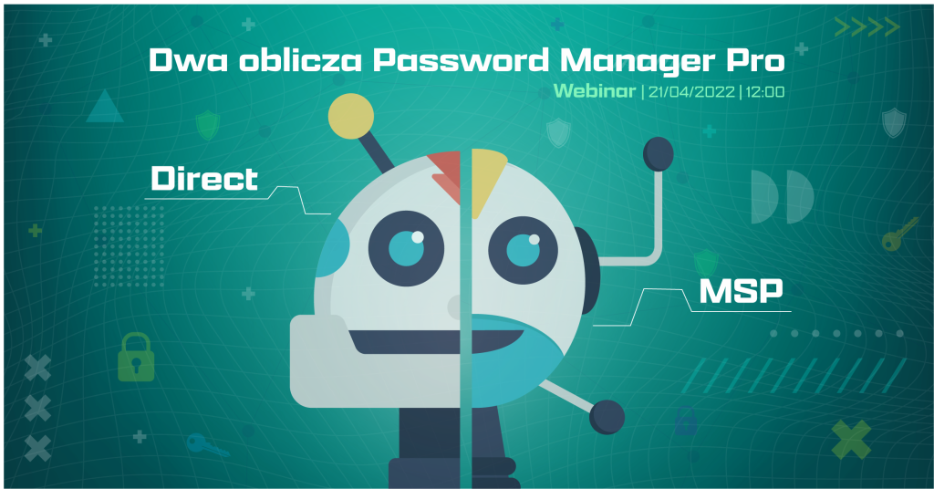 Baner Dwa oblicza Password Manager Pro