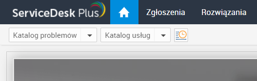 Katalog zgłoszeń w portalu samoobsługowym - ServiceDesk Plus