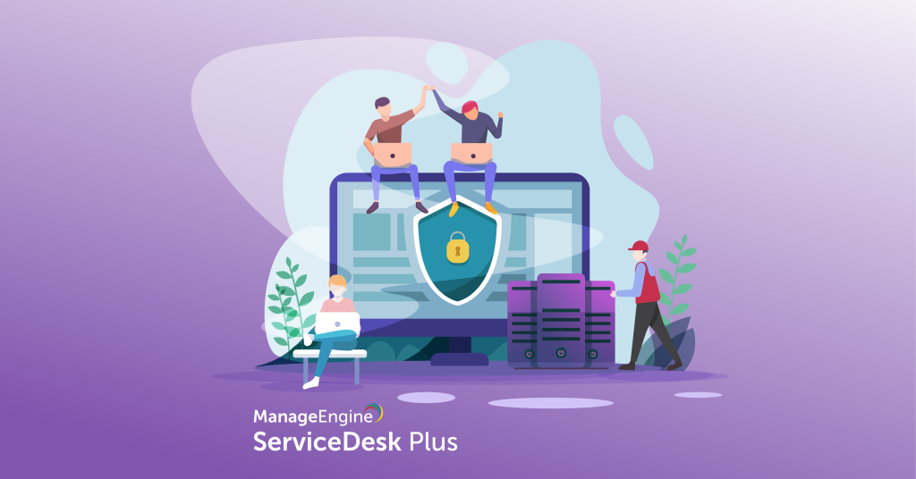 Baner Zabezpieczenia w ServiceDesk Plus