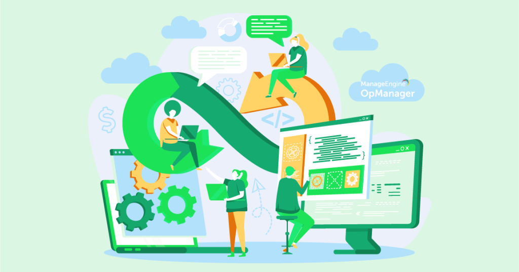 mapowanie sieci w OpManager