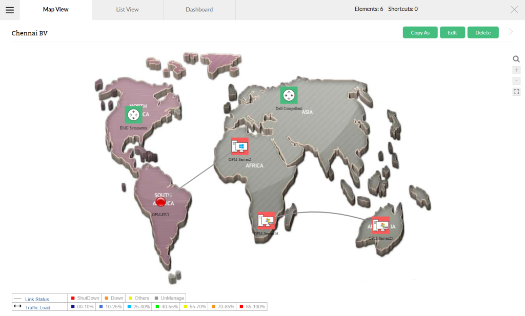 Wizualizacja na poziomie biznesowym przy tworzeniu diagramów sieciowych
